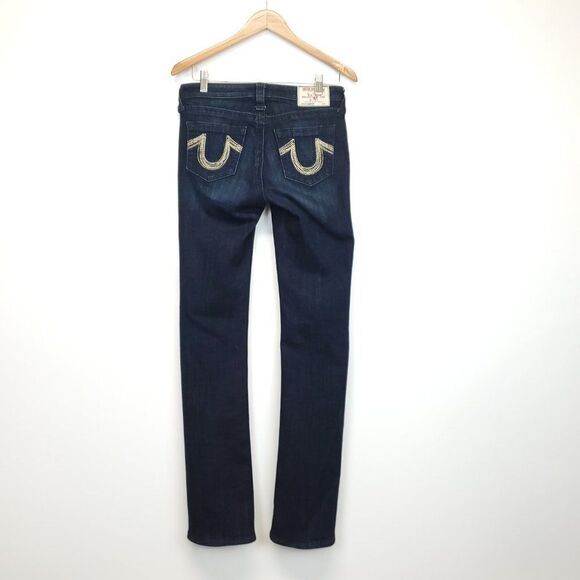 True Religion Becca Bootcut Mid Rise Lurex Rainbow  Size 29 - Picture 3 of 12